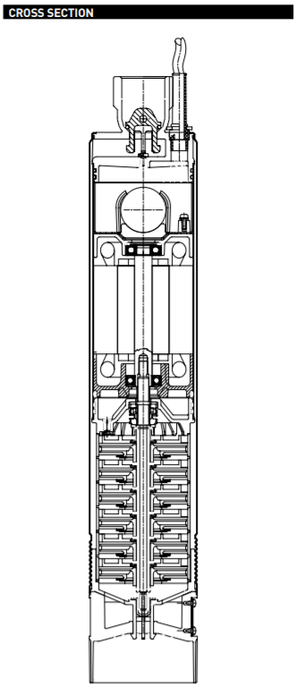 Sta-Rite 10DOM05221 STEP Plus D-Series High Head Submersible Effluent Pump 