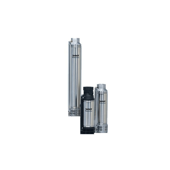 Franklin Electric, 95432004, Model 20FV2S4-PE, Submersible Pump End, V Series, 2 HP, 1-1/4" NPT Discharge, 20 GPM, 12 Stage, Stainless Steel