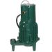 Zoeller 820-0004, Model E820, Grinder Pump, 2 HP, 230 Volts, 1 Phase, 1-1/4" Discharge, 46 GPM Max, 106 ft Max Head, 20 ft Cord, Manual