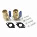Grundfos 96806138, 1-1/2" Sweat Bronze Dielectric Isolation Valve Set for ALPHA, UP, UPS and MAGNA Pumps With GF 15/26 Flange Connection
