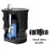 Goulds GWP1143, Preassembled Simplex Sewage Package With PV51AV Pump, 0.5 HP, 115 Volts, 1 Phase, 2" NPT Discharge, (23" x 30") Polyethylene Basin, 18" Structural Foam Cover, 2" Rubber Sleeve Check Valve