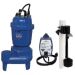 PHCC Pro-Series E7055-VSC2, Sewage Pump With Vertical Float Switch and Deluxe Controller, E7 Series, 1/2 HP, 115 Volts, 1 Phase, 2" Discharge, 120 GPM Max, 23 ft Max Head, 10 ft Cord