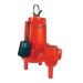 Red Lion 14942664, Model RL75WA, Sewage Pump with Tethered Piggyback Float Switch, 3/4 HP, 115 Volts, 1 Phase, 2" FNPT Discharge, 8400 GPH Max, 28 ft Max Head, 20 ft Cord, Automatic