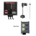 SJE-Rhombus 1030109, Ultra Nator Series, Duplex 120V Control and Alarm System with One 10 ft VerticalMaster II Float Switches and One Vertical Reed Switch, 15 Amps Max, 10 ft Cord, Indoor Use, NEMA 1 Enclosure