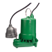 Myers MSCI33D10, Submersible Sump Pump with Diaphragm Float Switch, MSCI Series, 1/3 HP, 115 Volts, 1 Phase, 1-1/2" NPT Discharge, 71 GPM Max., 22 ft. Max. Head, Cast Iron Body, Automatic, 10 ft. Cord