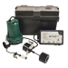 Zoeller 508-0014, ProPak Series, Preassembled 508 Aquanot Fit Battery Back-up Sump Pump System with Built-in WiFi Controller, 12 Volts, 43 GPM at 5 ft